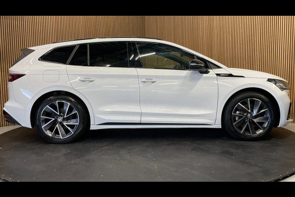 Škoda ENYAQ iV 80 Sportline|91% SOH|BLACK&WHITE EDITION|ACC|APPLE CARPLAY|CAMERA|STOEL+STUURVERW|NAVI|NAP|NL|INCL.BTW|1e EIGENAAR|