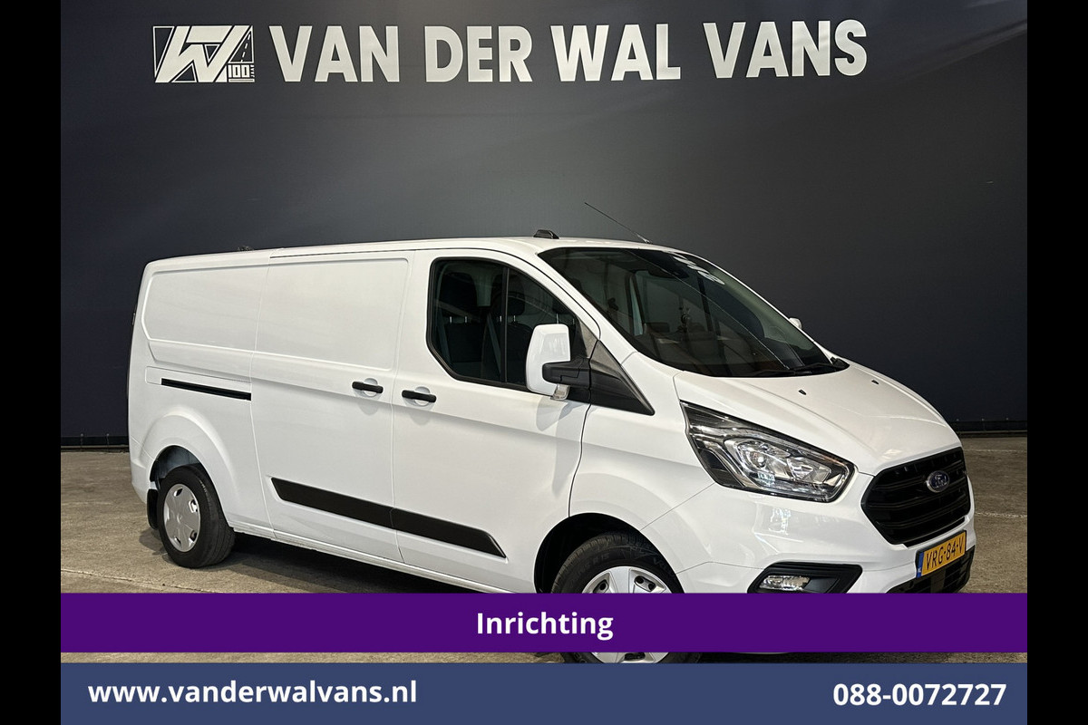 Ford Transit Custom 2.0 TDCI 130pk L2H1 inrichting Euro6 Airco | Camera | Apple Carplay | LED | Cruisecontrol Android Auto, Stoelverwarming, Verwarmde voorruit, Parkeersensoren, Bijrijdersbank, 2800kg trekvermogen