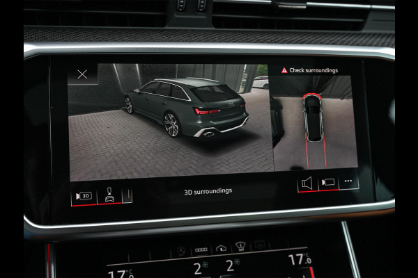 Audi A6 Avant RS 6 TFSI quattro | Panoramadak | Achterasbesturing | 360 Camera | HUD | B&O | Carbon Inleg | Sportdifferentieel | Stoelverwarming + Ventilatie | Luchtvering | Soft Close | Stuurverwarming |