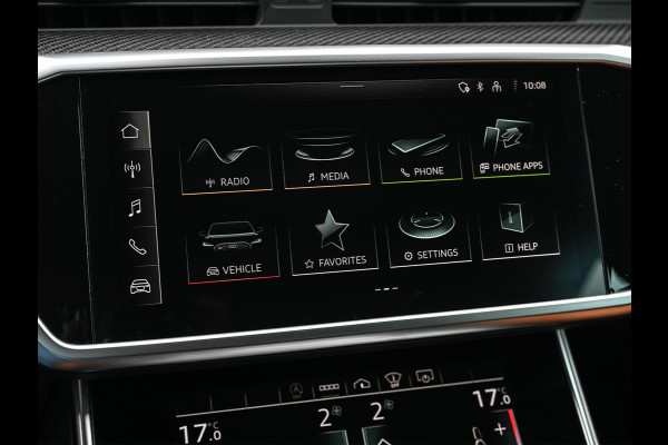 Audi A6 Avant RS 6 TFSI quattro | Panoramadak | Achterasbesturing | 360 Camera | HUD | B&O | Carbon Inleg | Sportdifferentieel | Stoelverwarming + Ventilatie | Luchtvering | Soft Close | Stuurverwarming |