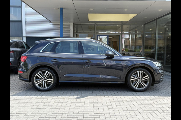 Audi Q5 55 TFSI e quattro S line 367pk  | VOL! | Panoramadak | Trekhaak wegklapbaar | Matrix LED | 360 graden camera | Geheugenstoel | Luchtvering | Head up Display | Stoelverwarming | Virtual cockpit | Adaptive cruise control | Massagestoel