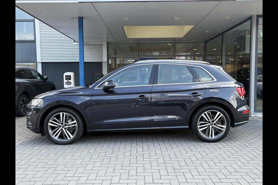 Audi Q5 55 TFSI e quattro S line 367pk  | VOL! | Panoramadak | Trekhaak wegklapbaar | Matrix LED | 360 graden camera | Geheugenstoel | Luchtvering | Head up Display | Stoelverwarming | Virtual cockpit | Adaptive cruise control | Massagestoel