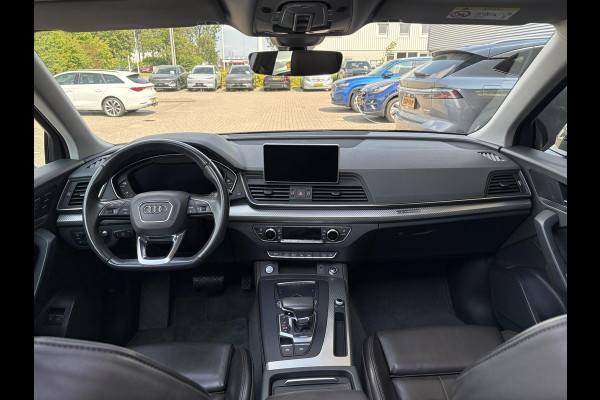 Audi Q5 55 TFSI e quattro S line 367pk  | VOL! | Panoramadak | Trekhaak wegklapbaar | Matrix LED | 360 graden camera | Geheugenstoel | Luchtvering | Head up Display | Stoelverwarming | Virtual cockpit | Adaptive cruise control | Massagestoel