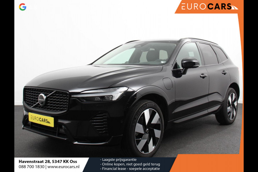 Volvo XC60 2.0 T6 Plug-in hybrid AWD Ultimate Dark Luchtvering Electrisch Panorama dak Google Services Dab Camera Half Leder Seat Comfort Pack