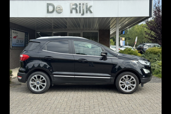 Ford EcoSport 1.0 EcoBoost Titanium | Navi, Carplay/Android, Camera, Stoel+Stuurverw., Sfeerverl., Keyless | Dealeroh. | 1e Eig. |