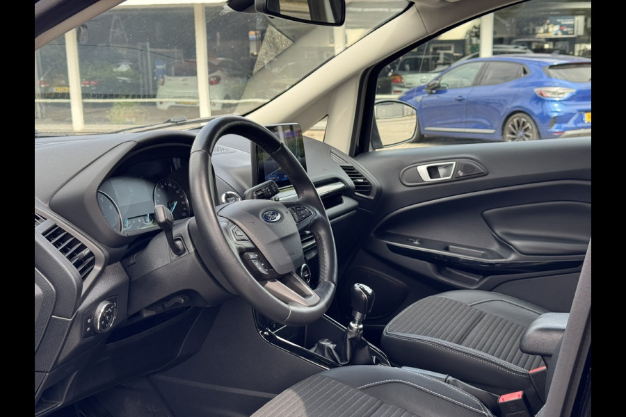 Ford EcoSport 1.0 EcoBoost Titanium | Navi, Carplay/Android, Camera, Stoel+Stuurverw., Sfeerverl., Keyless | Dealeroh. | 1e Eig. |