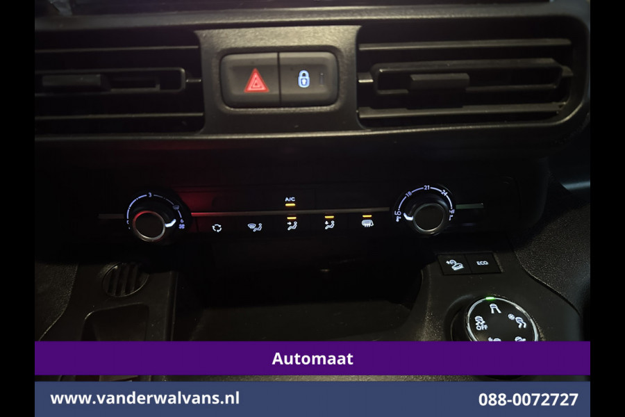 Citroën Berlingo 1.2 PureTech 130pk Automaat Benzine L1H1 Euro6 Airco | 3-Zits | Navigatie | Camera | Apple Carplay Cruisecontrol, Android Auto, Parkeersensoren