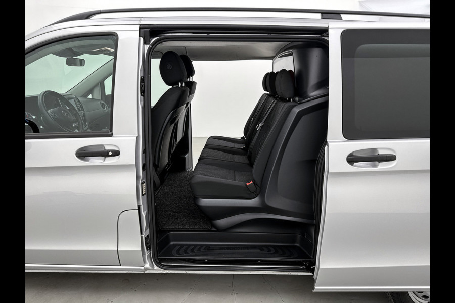 Mercedes-Benz eVito Extra Lang 66 kWh DC 5 persoons 266km WLTP Schuifdeur L+R Camera Navigatie Camera Dubbele cabine
