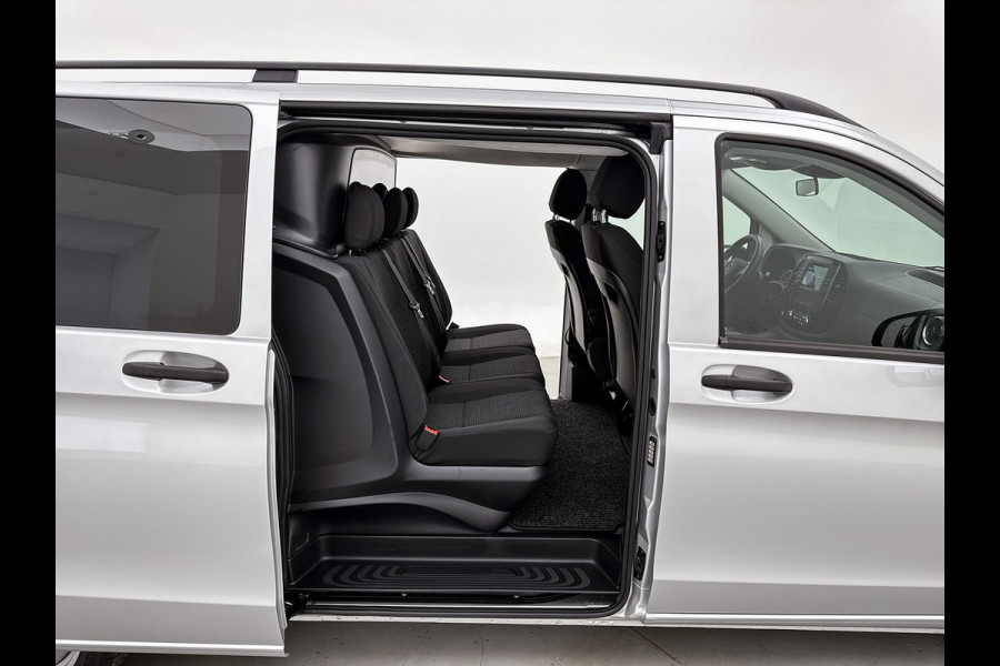 Mercedes-Benz eVito Extra Lang 66 kWh DC 5 persoons 266km WLTP Schuifdeur L+R Camera Navigatie Camera Dubbele cabine