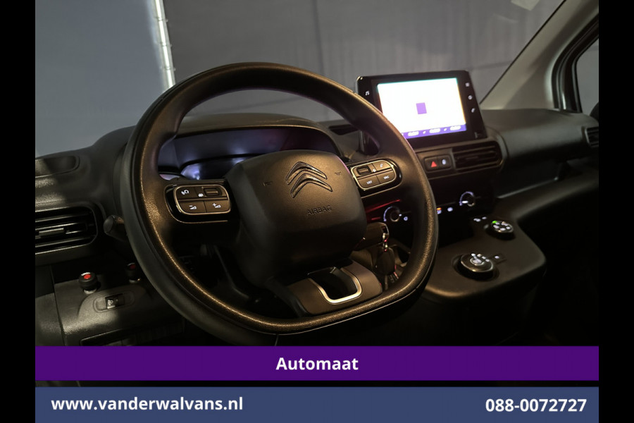 Citroën Berlingo 1.2 PureTech 130pk Automaat Benzine L1H1 Euro6 Airco | 3-Zits | Navigatie | Camera | Apple Carplay Cruisecontrol, Android Auto, Parkeersensoren