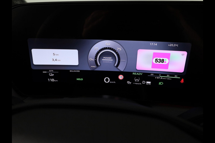 Audi Q4 e-tron S edition quattro performance 82 kWh 340pk | Panoramadak | 1 inch Lichtmetalen velgen | Akoestisch glas | Head up Display | Elek.verst.best.stoel geheugen | Lederen bekleding
