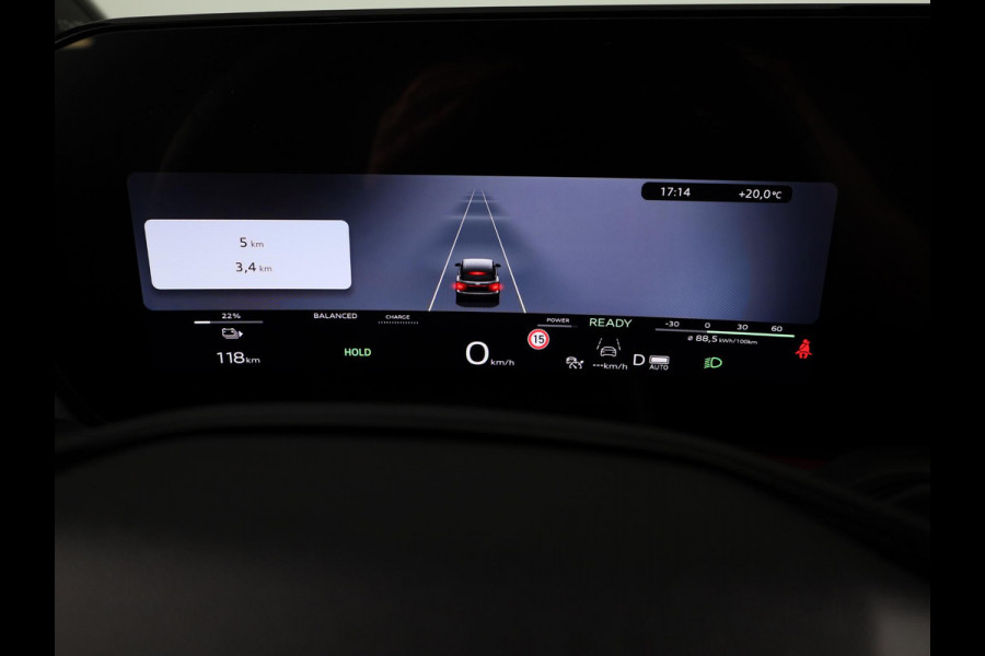 Audi Q4 e-tron S edition quattro performance 82 kWh 340pk | Panoramadak | 1 inch Lichtmetalen velgen | Akoestisch glas | Head up Display | Elek.verst.best.stoel geheugen | Lederen bekleding