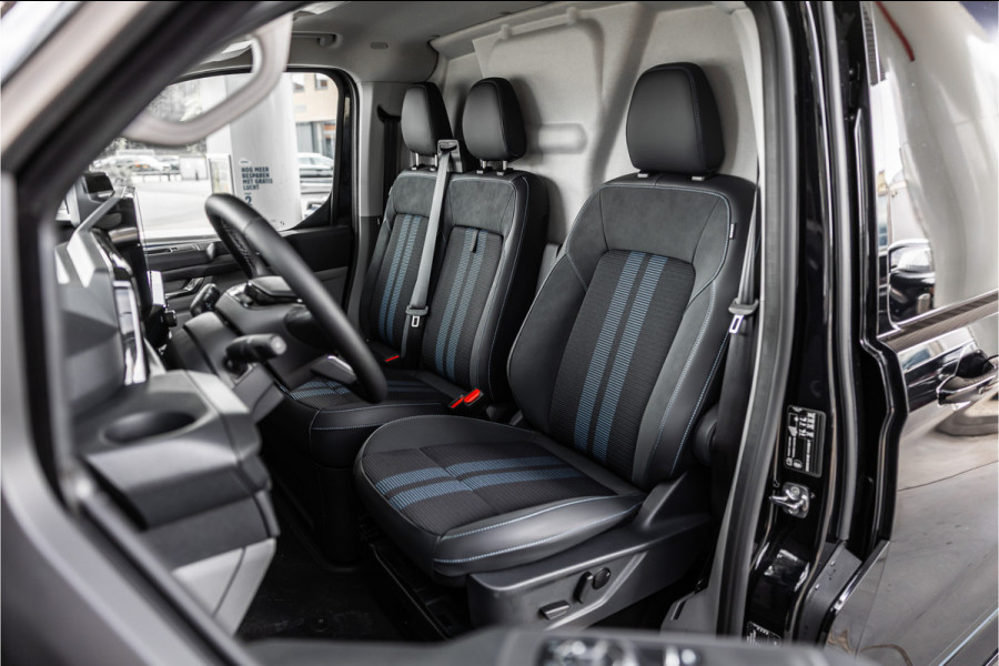 Ford E-Transit Custom 340 L2H1 Sport 71 kWh | Driving Assistant | 360 Camera | DSS LED | B&O | L+R Schuifdeur | CarPlay | Navigatie | 3-Zitter | Elek stoelen