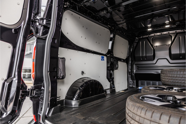 Ford E-Transit Custom 340 L2H1 Sport 71 kWh | Driving Assistant | 360 Camera | DSS LED | B&O | L+R Schuifdeur | CarPlay | Navigatie | 3-Zitter | Elek stoelen