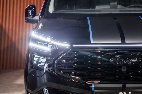 Ford E-Transit Custom 340 L2H1 Sport 71 kWh | Driving Assistant | 360 Camera | DSS LED | B&O | L+R Schuifdeur | CarPlay | Navigatie | 3-Zitter | Elek stoelen