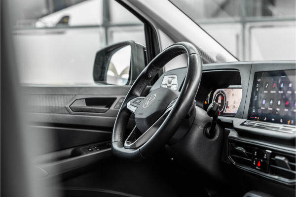 Volkswagen Caddy Cargo Maxi 2.0 TDI | ACC | Camera | Trekhaak | L+R Schuifdeur | CarPlay | Dodehoek detectie | Stoelverwarming | LED | Trekhaak | Lederen bekleding | Sidebars | Betimmering | 18'' Sport velgen | Orig. NL Auto