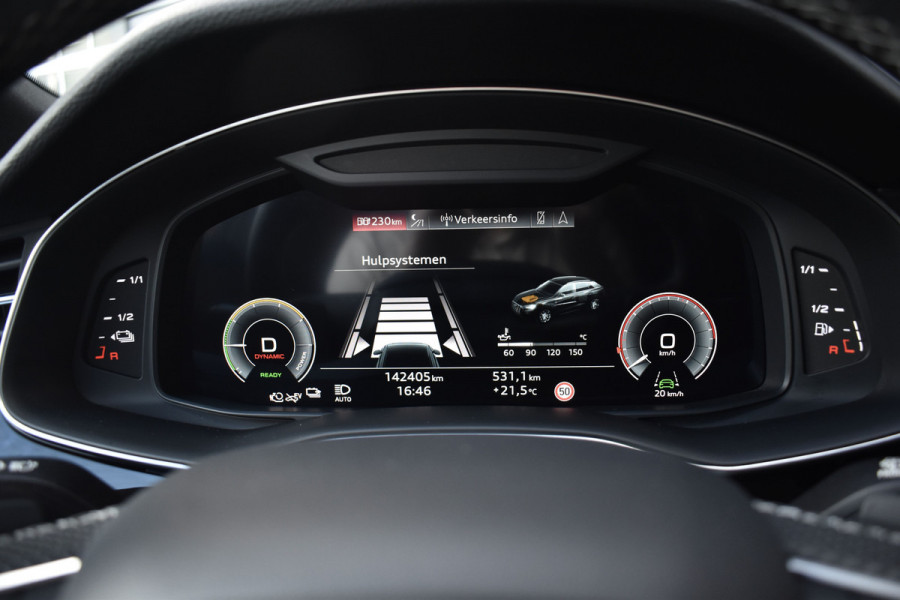 Audi Q8 55 TFSI e Quattro Pro Line S | ACC | RS-Seats | Head-Up | B&O | Softclose | 22'' Wielen | Stuurverwarming | Matrix | Nachtzicht |