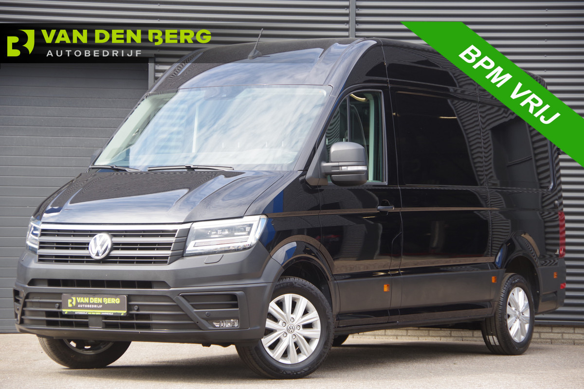 Volkswagen Crafter 35 2.0 TDI L3H3(L2H2) 3-ZITS, 177PK AUT. LED, ADAPT. CRUISE, STOELVERWARMING, STUURVERWARMING, VOORRUIT VERWARMING, STANDKACHEL,
