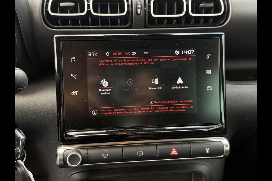 Citroën C3 Aircross 1.2 PureTech Feel 16"/Stoelverwarming/Climate/Apple Carplay & Android Auto/Bluetooth