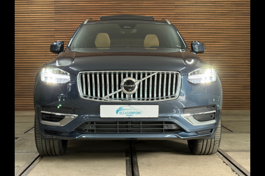 Volvo XC90 2.0 T8 Recharge AWD Ultimate Bright|Full Option|7-pers|Luchtvering|Bowers&Wilkins|Trekhaak|Winterpakket|22Inch|HUD|Pano