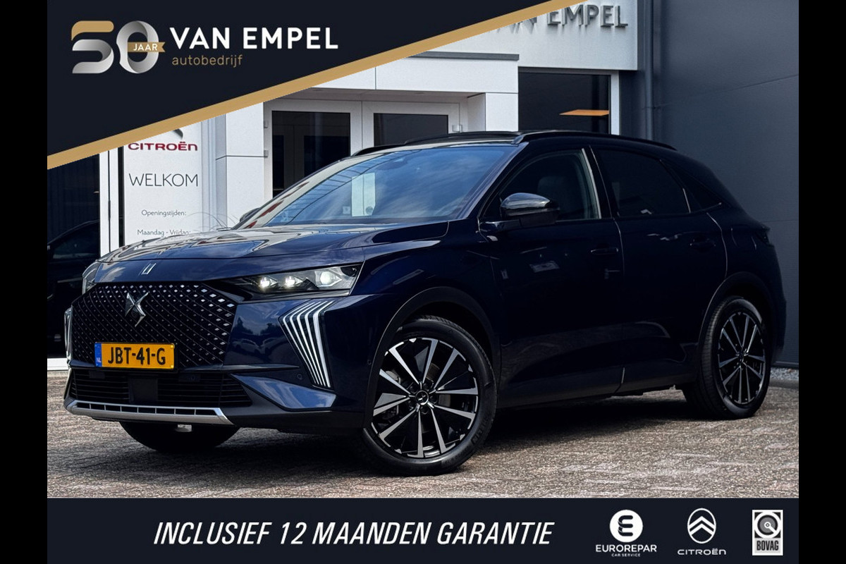 DS 7 1.6 PHEV 300 4x4 Pallas | 100% SOH | Panoramadak | Leder + Memory | NL-Auto | Focal Sound | 360 Camera