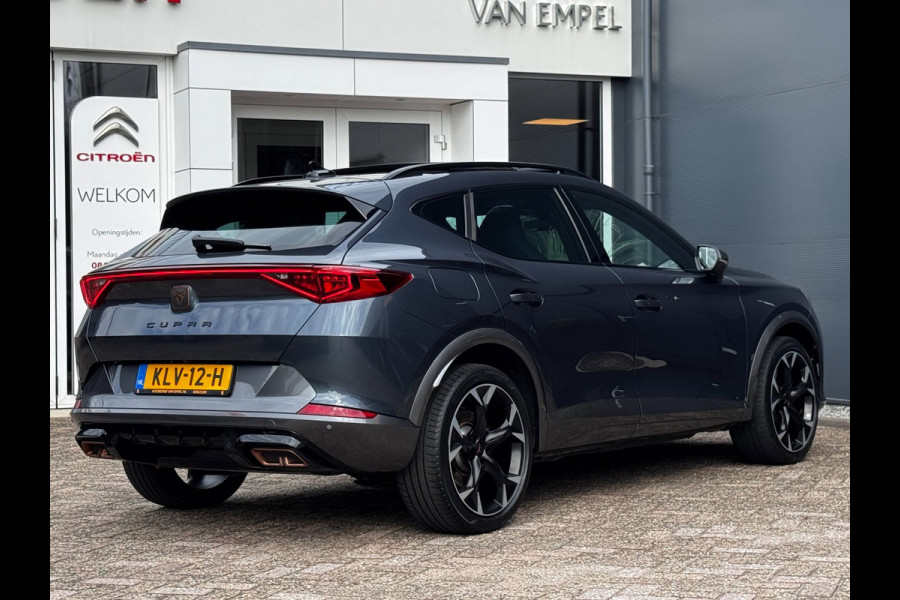 CUPRA Formentor 1.4 e-Hybrid VZ Performance | 245 PK | Pano | 100% SOH | Sportstoelen + Memory | 360 Camera | Stoelverwarming