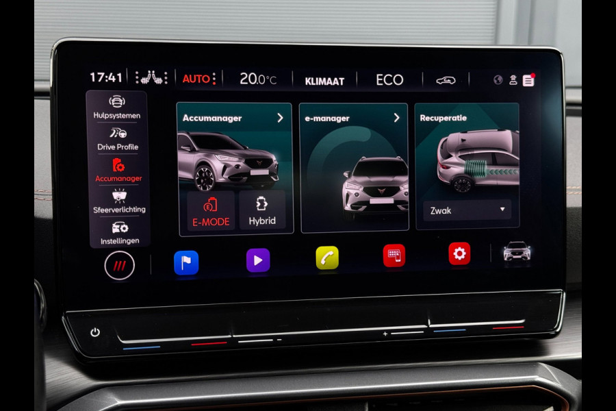 CUPRA Formentor 1.4 e-Hybrid VZ Performance | 245 PK | Pano | 100% SOH | Sportstoelen + Memory | 360 Camera | Stoelverwarming