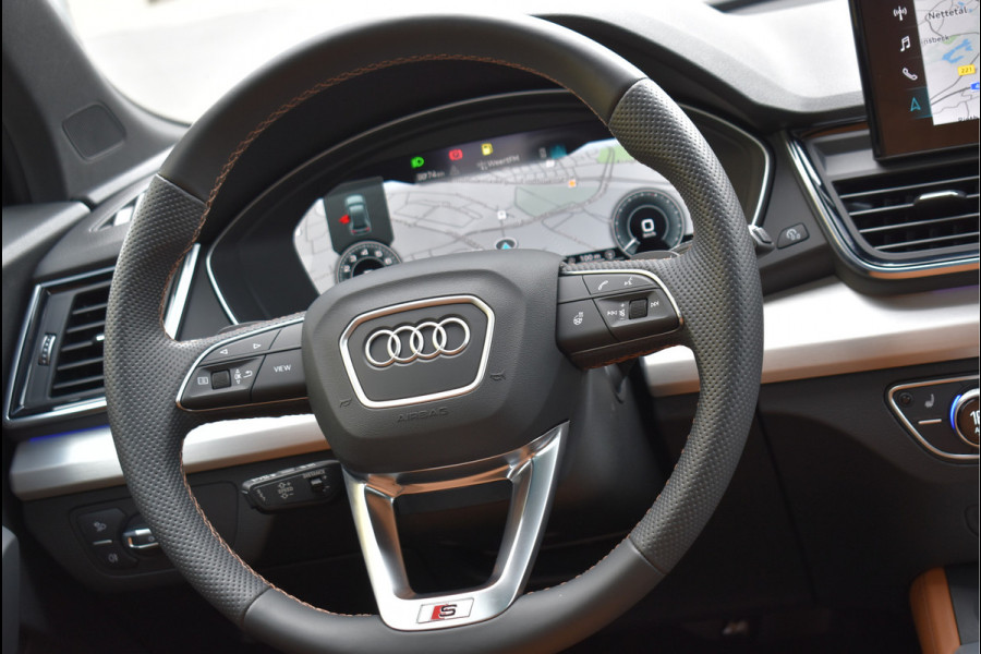 Audi Q5 55 TFSI e S-Line 367 Pk Exclusive Leder Pano Navi Luchtvering ACC 21 Inch SQ5