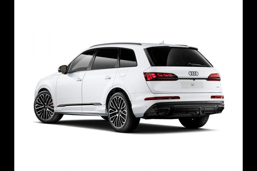 Audi Q7 60 TFSI e quattro Pro Line S Competition 490pk | Komt half augustus binnen | Panoramadak | Wegklapbare trekhaak |  Stoelventilatie/massage voorin | HD-matrix-led, laserlicht | Digitale oled-achterlichten | Bang & Olufsen Premium 3D | Leder Valcona S-logo ruitpatroon