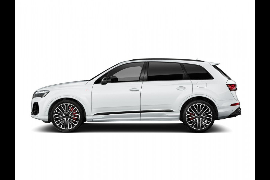 Audi Q7 60 TFSI e quattro Pro Line S Competition 490pk | Komt half augustus binnen | Panoramadak | Wegklapbare trekhaak |  Stoelventilatie/massage voorin | HD-matrix-led, laserlicht | Digitale oled-achterlichten | Bang & Olufsen Premium 3D | Leder Valcona S-logo ruitpatroon