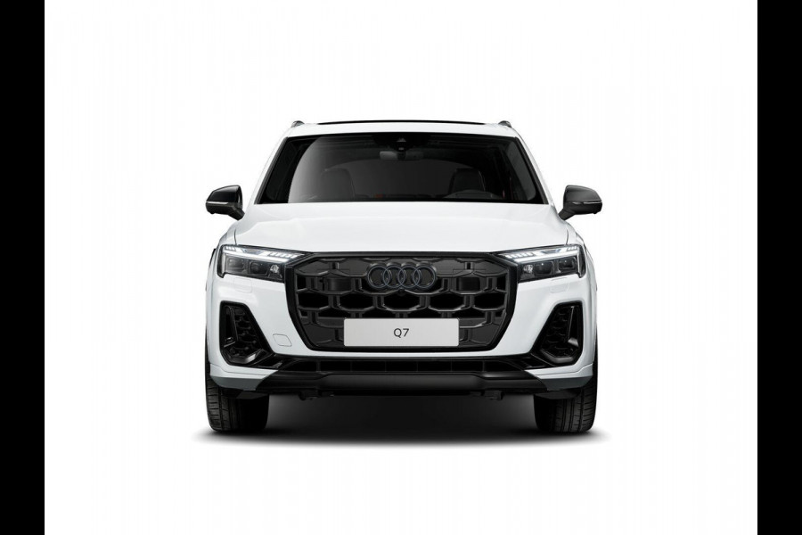 Audi Q7 60 TFSI e quattro Pro Line S Competition 490pk | Komt half augustus binnen | Panoramadak | Wegklapbare trekhaak |  Stoelventilatie/massage voorin | HD-matrix-led, laserlicht | Digitale oled-achterlichten | Bang & Olufsen Premium 3D | Leder Valcona S-logo ruitpatroon