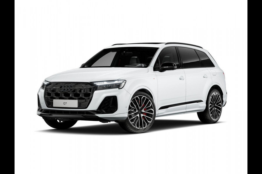 Audi Q7 60 TFSI e quattro Pro Line S Competition 490pk | Komt half augustus binnen | Panoramadak | Wegklapbare trekhaak |  Stoelventilatie/massage voorin | HD-matrix-led, laserlicht | Digitale oled-achterlichten | Bang & Olufsen Premium 3D | Leder Valcona S-logo ruitpatroon