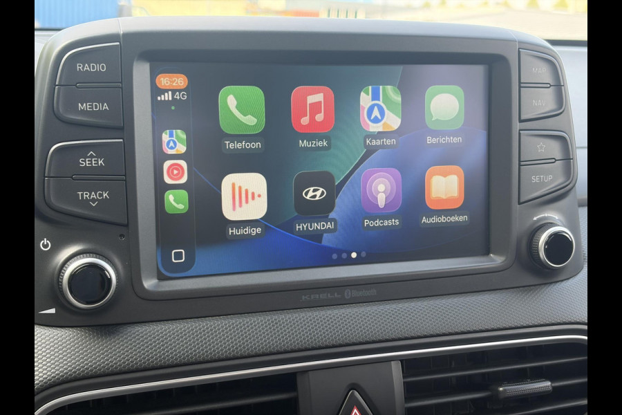 Hyundai Kona 1.0T Essence 2e Eigenaar,Trekhaak,Camera,Carplay,Navi,Clima,Cruise,6 Bak,N.A.P,120pk,Lm velgen,Rijstrooksensor,Pdc,Apk tot 03-2027