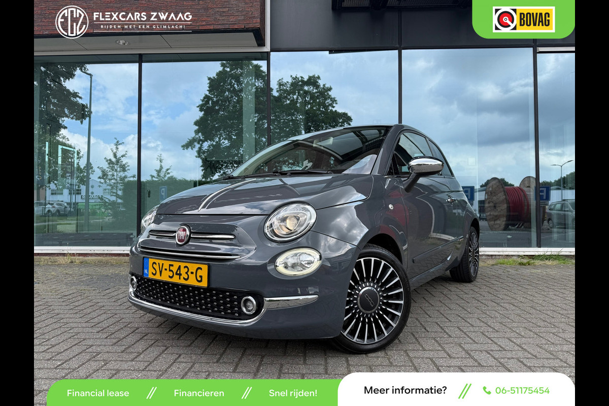 Fiat 500 0.9 TwinAir Turbo Lounge - Automaat - Panoramadak - Navi - Parkeerhulp - Org.NL