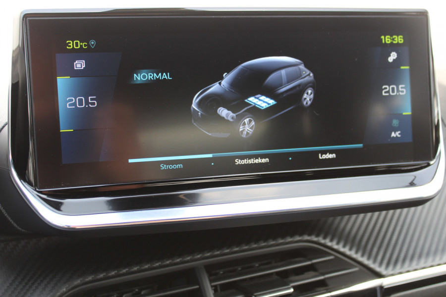 Peugeot e-208 EV GT Première 1 fase 50 kWh ELEKTRISCH ! Zeer nette en goed onderhouden wagen ! Autm.airco, dodehoek assistent, cruise control, metallic lak, LM wielen, navigatie, telefoon voorb., USB, digitaal dashb., LED verl. etc