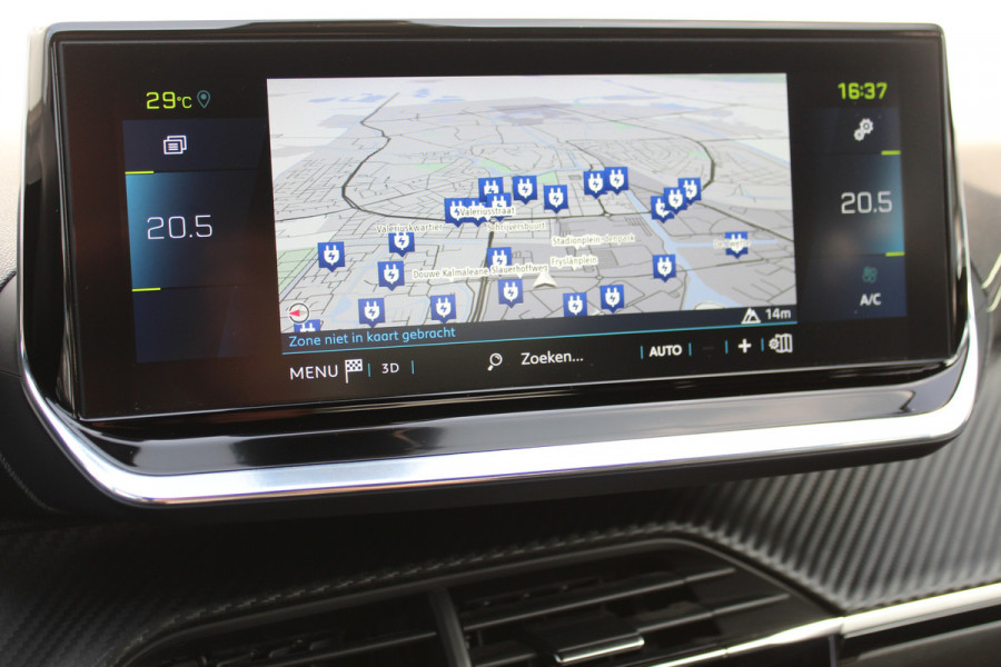 Peugeot e-208 EV GT Première 1 fase 50 kWh ELEKTRISCH ! Zeer nette en goed onderhouden wagen ! Autm.airco, dodehoek assistent, cruise control, metallic lak, LM wielen, navigatie, telefoon voorb., USB, digitaal dashb., LED verl. etc