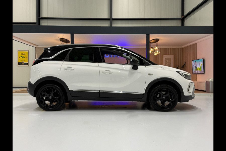 Opel Crossland X 1.2 Ultimate. Aut. 130pk Black Ed. Navi 360° Half Leder/Cantara Stuurverw.
