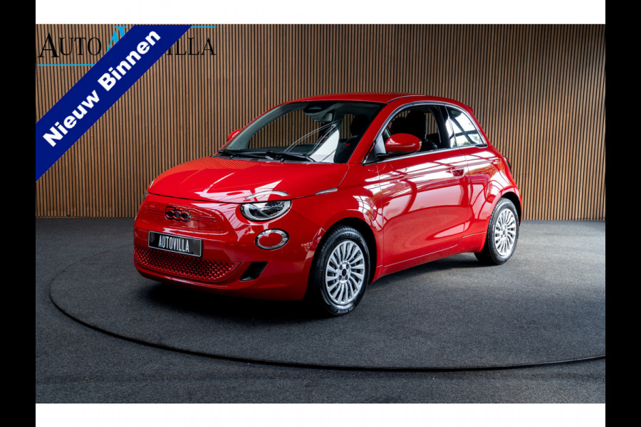 Fiat 500 24 kWh Navi Airco Stoelverwarming Cruise C. 3-Fase LED Carplay BTW auto SOH: 95,0%