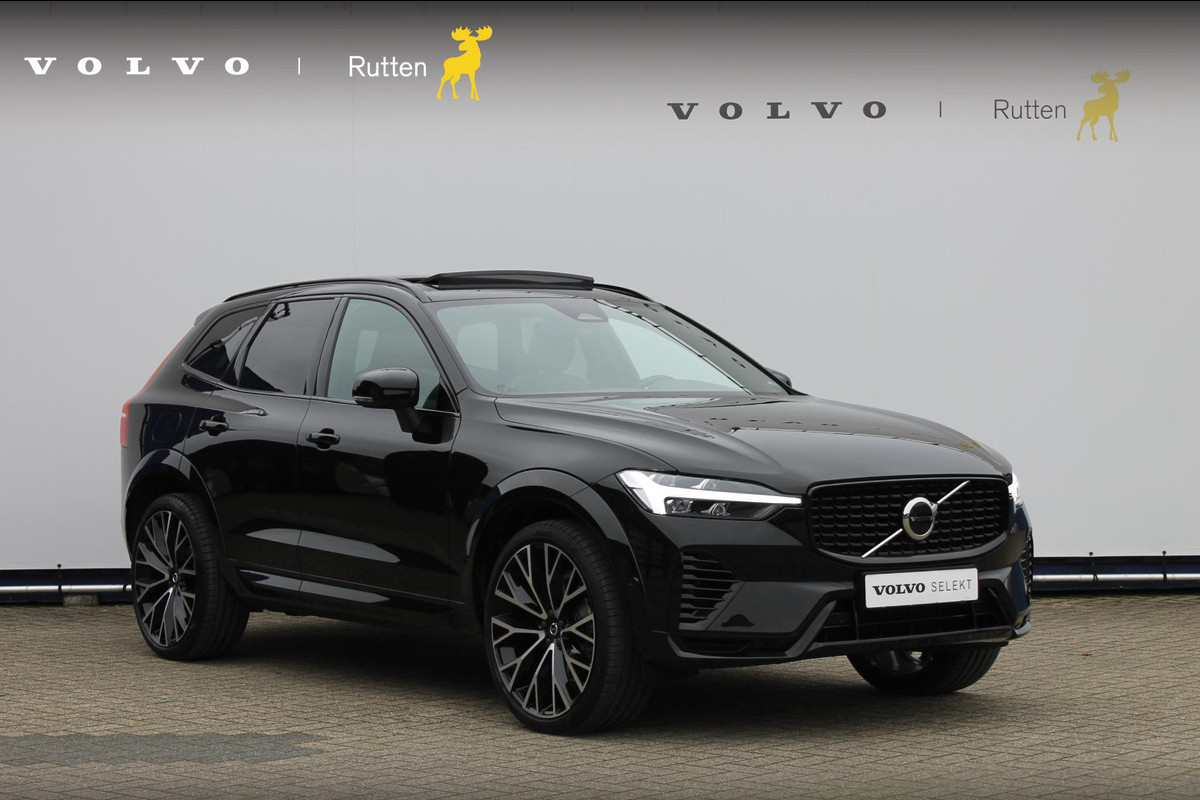 Volvo XC60 T6 Recharge AWD Long Range 350PK Dark Google Infotainment / Elektrisch schuif-kanteldak / 22" lichtmetalen velgen / Stoelventilatie-verwarming voor / Stuurwielverwarming