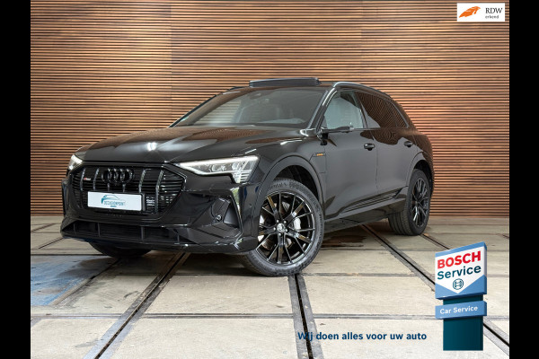 Audi e-tron E-tron 50 quattro S Black Edition 71 kWh | Panoramadak | Virtual Mirrors|360° Camera|Leder|Trekhaak | Memory | 21 Inch