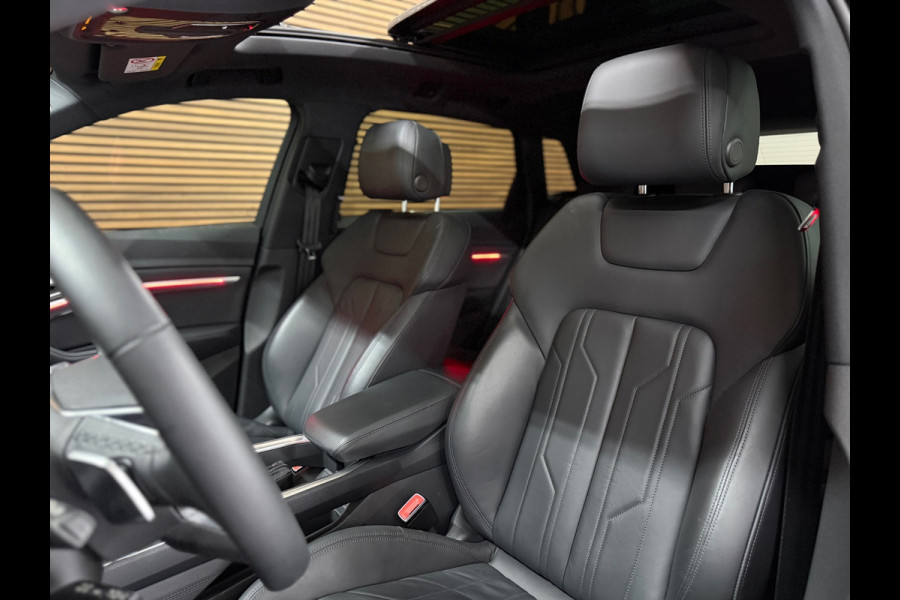 Audi e-tron E-tron 50 quattro S Black Edition 71 kWh | Panoramadak | Virtual Mirrors|360° Camera|Leder|Trekhaak | Memory | 21 Inch