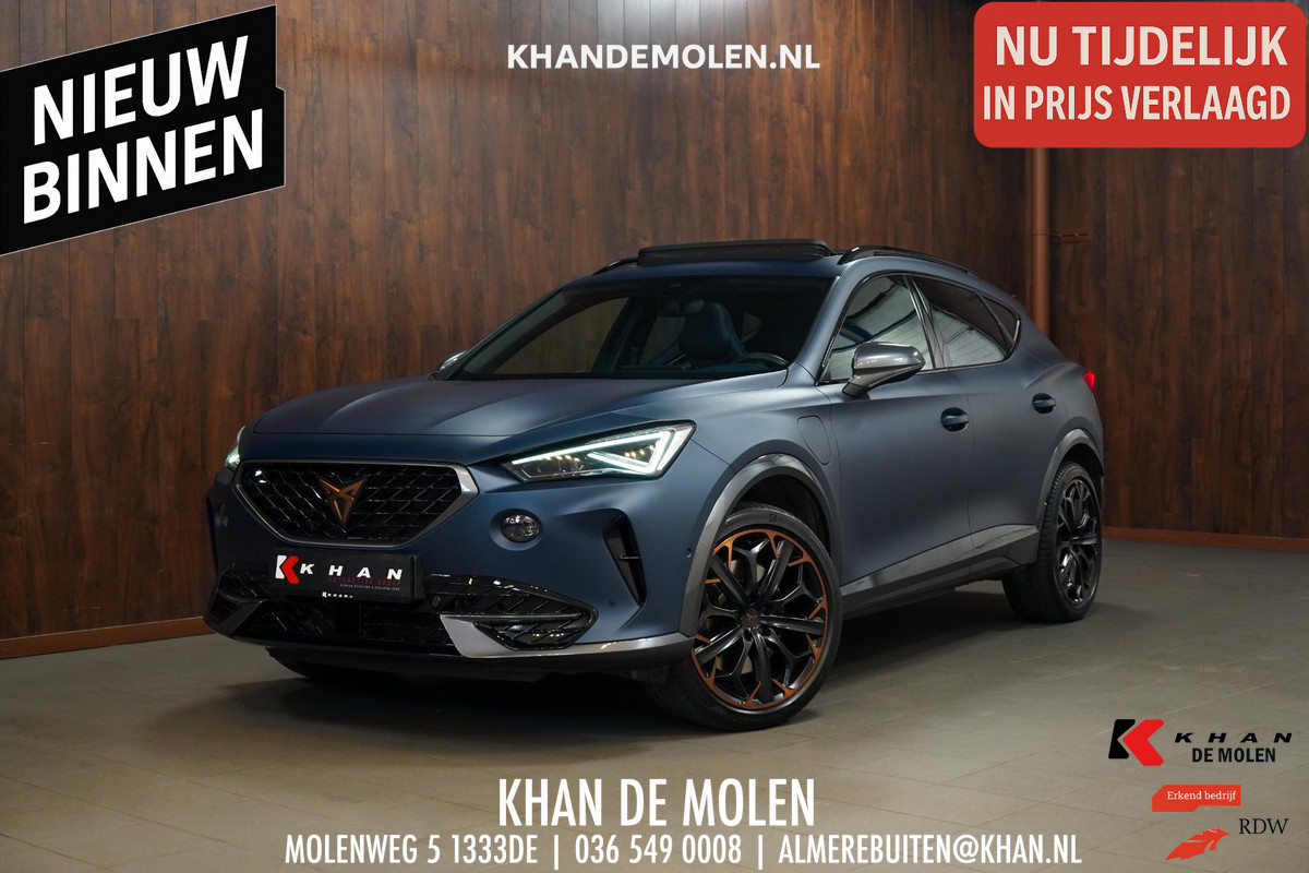 CUPRA Formentor 1.4 TSI e-Hybrid VZ Performance Carbon.Kuip|Pano|BTW|Leder|Elektr.Achterklep|Achteruitrijcamera