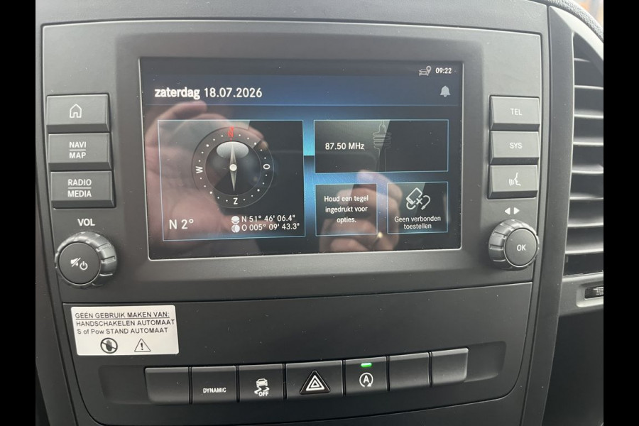Mercedes-Benz Vito 114 CDI E6 XL Extra Lang 3p Lease €338 p/m, Airco, Carplay, Camera, Volledig onderhoudshistorie aanwezig