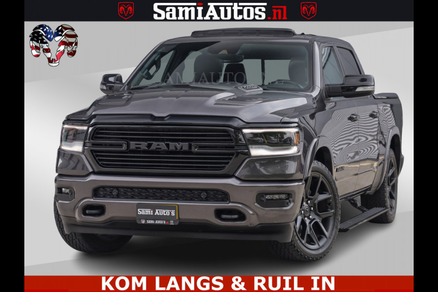 Dodge Ram SPORT LARAMIE 5.7 V8 HEMI | LUCHTVERING | 2023 | PANODAK | GROOTSCHERM | DC | TOP KLEUR GRANITE | CREW CAB | DUBBELE CABINE | 5 PERSOONS |
