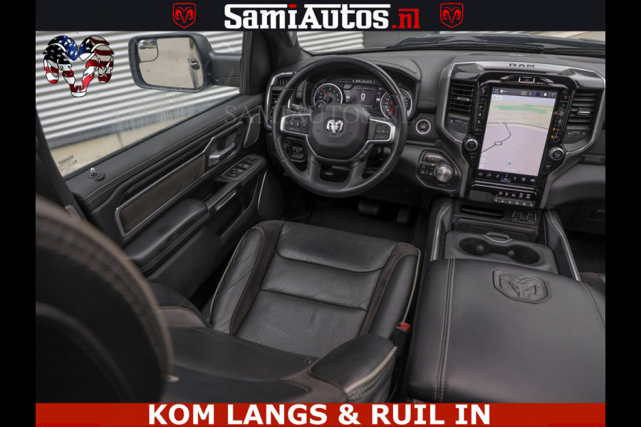 Dodge Ram SPORT LARAMIE 5.7 V8 HEMI | LUCHTVERING | 2023 | PANODAK | GROOTSCHERM | DC | TOP KLEUR GRANITE | CREW CAB | DUBBELE CABINE | 5 PERSOONS |