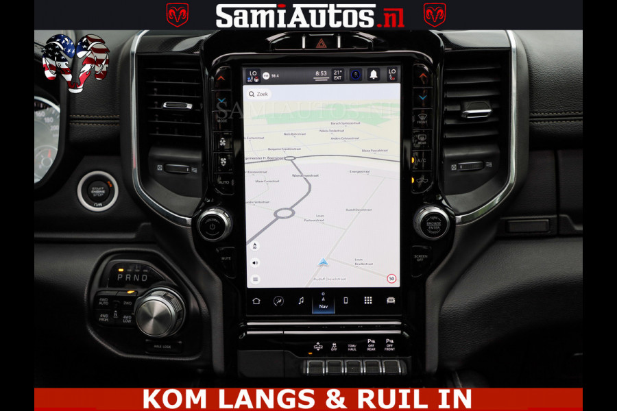 Dodge Ram SPORT LARAMIE 5.7 V8 HEMI | LUCHTVERING | 2023 | PANODAK | GROOTSCHERM | DC | TOP KLEUR GRANITE | CREW CAB | DUBBELE CABINE | 5 PERSOONS |