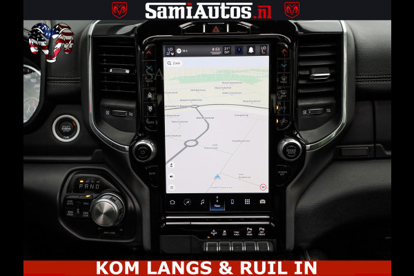 Dodge Ram SPORT LARAMIE 5.7 V8 HEMI | LUCHTVERING | 2023 | PANODAK | GROOTSCHERM | DC | TOP KLEUR GRANITE | CREW CAB | DUBBELE CABINE | 5 PERSOONS |