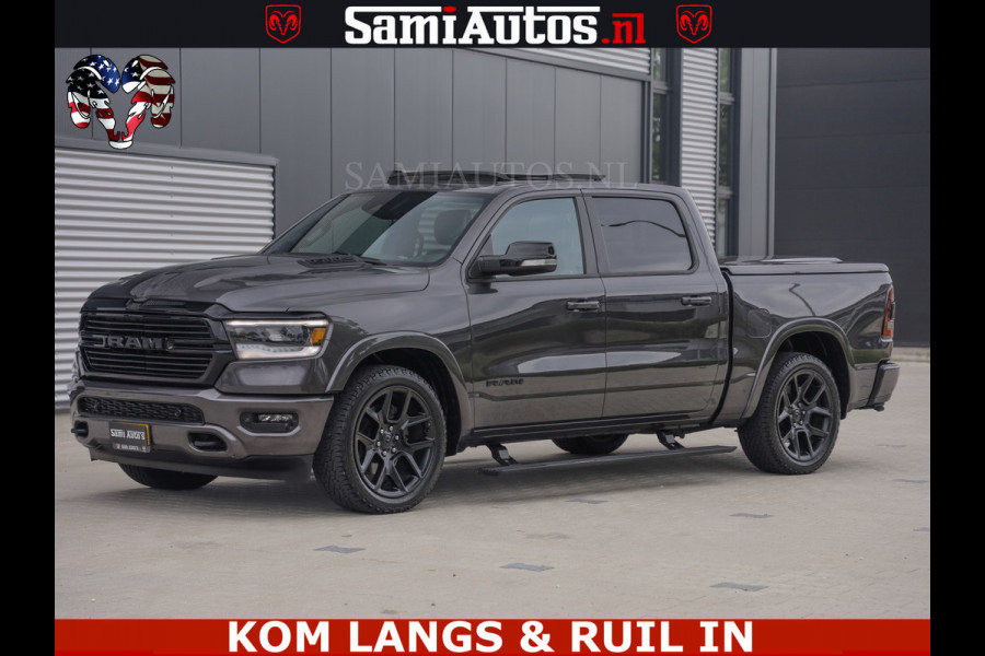 Dodge Ram SPORT LARAMIE 5.7 V8 HEMI | LUCHTVERING | 2023 | PANODAK | GROOTSCHERM | DC | TOP KLEUR GRANITE | CREW CAB | DUBBELE CABINE | 5 PERSOONS |