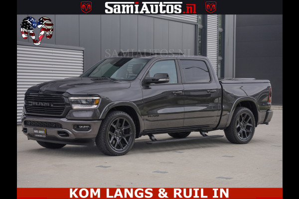 Dodge Ram SPORT LARAMIE 5.7 V8 HEMI | LUCHTVERING | 2023 | PANODAK | GROOTSCHERM | DC | TOP KLEUR GRANITE | CREW CAB | DUBBELE CABINE | 5 PERSOONS |