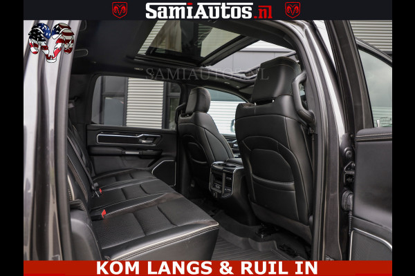Dodge Ram SPORT LARAMIE 5.7 V8 HEMI | LUCHTVERING | 2023 | PANODAK | GROOTSCHERM | DC | TOP KLEUR GRANITE | CREW CAB | DUBBELE CABINE | 5 PERSOONS |